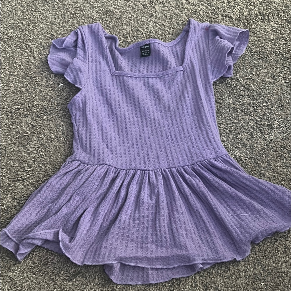 SHEIN Lavender Knit Top